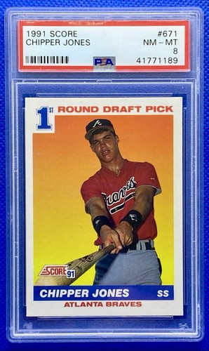 1991 score chipper jones - score,