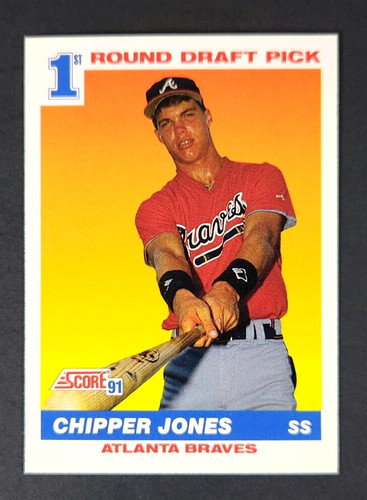 1991 score chipper jones - score,