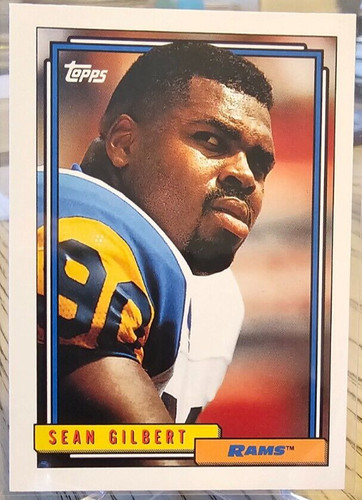 1992 topps sean gilbert - topps,