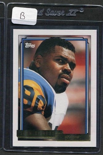 1992 topps gold sean gilbert - gold,