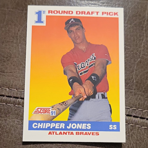 Score 1991 chipper jones 1st - chipper,