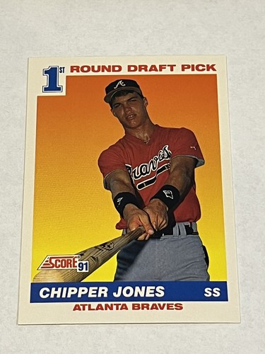 1991 score baseball - baseball, chipper