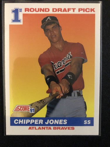 1991 score chipper jones - score,