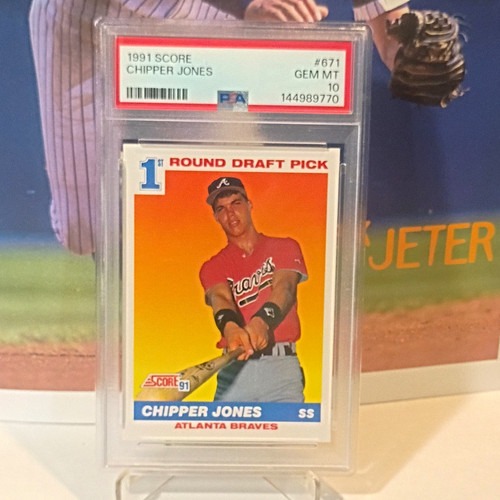 1991 score chipper jones - jones, 1st