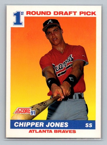 1991 score baseball chipper - score,