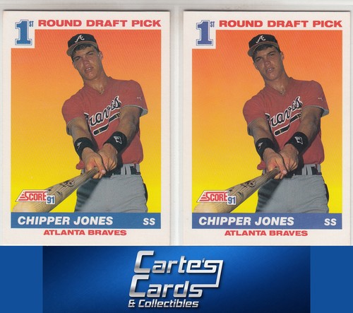 Chipper jones 1991 score - score, rc