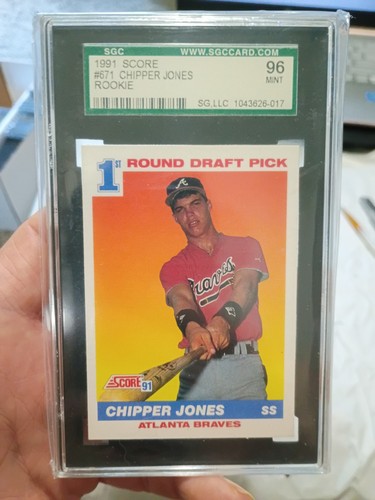 1991 score chipper jones - score,