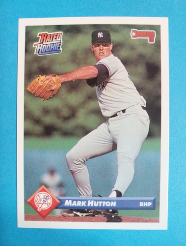 1993 donruss mark hutton rated - donruss,