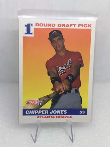 1991 score chipper jones - score,