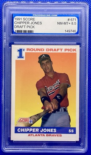 1991 score chipper jones - score,
