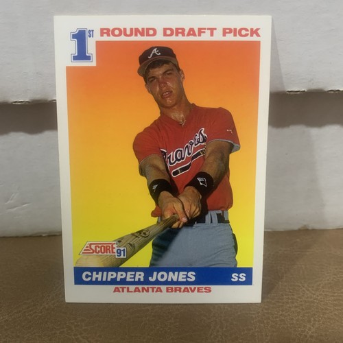 1991 score baseball chipper - score,